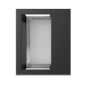 APPLIQUE DA ESTERNO IN ALLUMNIO E ACRILICO IP54 NERO  CCT ILLUMINAZIONE A 360° 12W