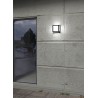 APPLIQUE DA ESTERNO IN ALLUMNIO E ACRILICO IP54 NERO  CCT ILLUMINAZIONE A 360° 12W