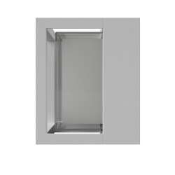 APPLIQUE DA ESTERNO IN ALLUMNIO E ACRILICO IP54 BIANCO CCT ILLUMINAZIONE A 360°12W