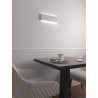 LAMPADA A PARETE IN METALLO NERO 12W 1440LM CCT  IP65 31X9X3CM
