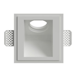 SEGNAPASSI DA INCASSO IN GESSO CERANICO X 1 GU10 FORO 12,5X11,5 PROFONDITA' 9CM