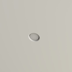 PORTAFARETTO DA INCASSO IN GESSO CERAMICO DIAMETRO13 H 4,5 COMPLETO DI PORTA LAMPADA GX53 ALETTE REGOLABILI