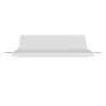 PORTAFARETTO DA INCASSO IN GESSO CERAMICO DOPPIO CON DIFFUSORE X 2 GU10 FORO 21X11 PROFONDITA' 11CM