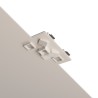 PORTAFARETTO DA INCASSO IN GESSO CERAMICO55 X 40 H5 COMPLETO DI PORTA LAMPADA 3 X GX53 CON ALETTE REGOLABILI
