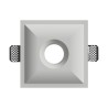 PORTAFARETTO DA INCSSO IN GESSO CERAMICO X 1 GU10 CON SCALINO ALL'INTERNO FORO 16X16 PROFONDITA'9CM