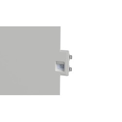 SEGNAPASSI DA INCASSO IN GESSO CERAMICO COMPLETO DI PORTA LAMPADA G9 18X25,5 P 10CM