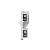 SEGNAPASSI DA INCASSO IN GESSO CERAMICO COMPLETO DI PORTA LAMPADA GU10 E MOLLA BIANCA 10X16 P 6CM