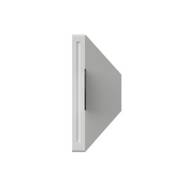 SEGNAPASSI DA INCASSO IN GESSO CERAMICO X 1 GU10 FORO 12X12 PROFONDITA' 9CM