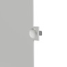 SEGNAPASSI DA INCASSO IN GESSO CERAMICO X 1 GU10 FORO 12X12 PROFONDITA' 9CM