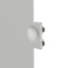 SEGNAPASSI DA INCASSO IN GESSO CERAMICO X 1 GU10 FORO 25X21 PROFONDITA' 8,5CM