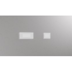 SEGNAPASSI PER 503 CON VETRO BIANCO IP65 CCT 3W 350LUMEN 11X8,5CM