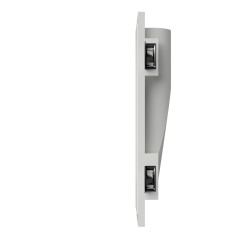 Verrocchio - 370 | SEGNAPASSI DA INCASSO IN GESSO CERAMICO X 1 MINIGU10 EFFETTO GOCCIA FORO 32X11,5 PROFONDITA' 6CM