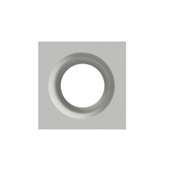 CUBO DA SOFFITTO IN GESSO CERAMICO 7X7XH12