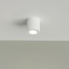 TUBO DA SOFFITTO IN GESSO CERAMICO X 1 GU10 DIAMETRO 11XH11