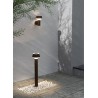 APPLIQUE DA ESTERNO IP54 IN ALLUMINIO E ACRILICO PER 1 G9 CORTEN 25X15CM