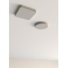 PLAFONE QUADRATO  IN TERMOPLASTICA BIANCA ED E DRIVER INTEGRATI 20W 4000K IP6519,8X19,8XH3,5CM