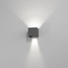 Lisbona Bia -APPLIQUE IN ALLUMINIO BIANCO LED INTEGRATO 5W+5W 2CCT IP65