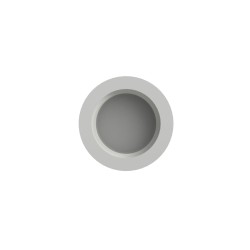 PENDENTE IN GESSO CERAMICO VERNICIABILE DALLA FORMA CILINDRICA 40CM COMPLETO DI PORTA LAMPADA GU10,MOLLA BIANCA,FILO DA 1,5MT