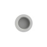 PENDENTE IN GESSO CERAMICO VERNICIABILE DALLA FORMA CILINDRICA 40CM COMPLETO DI PORTA LAMPADA GU10,MOLLA BIANCA,FILO DA 1,5MT