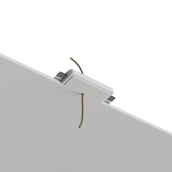 COPPETTA X PENDENTI DA INCASSO IN GESSO CERAMICO DALLA LINEA NETTA 10X11 H7,5 COMPLETO DI BASE