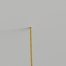 COPPETTA X PENDENTI DA INCASSO IN GESSO CERAMICO DALLA LINEA NETTA 10X11 H7,5 COMPLETO DI BASE