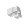 PLAFONE DA SOFFITTO IN GESSO CERAMICO X 3 GU10