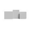 PLAFONE DA SOFFITTO IN GESSO CERAMICO X 5 GU10