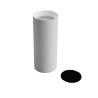 MATERA-B PLAFONE DI METALLO BIANCO CON FISSAGGIO  SOFFITTO ORIENTABILE ATTACCO GU1015,3X5,8CM ORIENTABILE A 330°