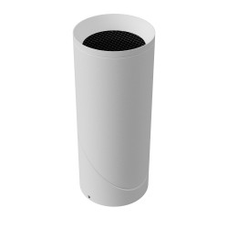 MATERA-B PLAFONE DI METALLO BIANCO CON FISSAGGIO  SOFFITTO ORIENTABILE ATTACCO GU1015,3X5,8CM ORIENTABILE A 330°