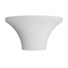 PLAP385 PLAFONE IN GESSO CERAMICO CON STAFFA POSTERIORE X 1 GU10 DIAMETRO 16,5 H9CM