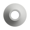 PLAP385 PLAFONE IN GESSO CERAMICO CON STAFFA POSTERIORE X 1 GU10 DIAMETRO 16,5 H9CM