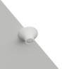 PLAP385 PLAFONE IN GESSO CERAMICO CON STAFFA POSTERIORE X 1 GU10 DIAMETRO 16,5 H9CM