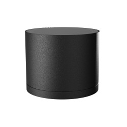 Gallipoli Nero - PLAFONE IN ALLUMINIO NERO +VETRO ATTACCO GX53 IP54