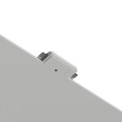 PUNTO LUCE DA INCASSO IN GESSO CERAMICO CON LED BRIDGELUX  10X10 7H COMPLETO DI BASE 3CCT