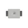PUNTE LUCE DA INCASSO IN GESSO CERAMICO CON LED BRIDGELUX 10X10 H7 COMPLETO DI BASE - 3CCT