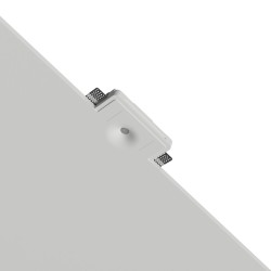 PUNTE LUCE DA INCASSO IN GESSO CERAMICO CON LED BRIDGELUX 10X10 H7 COMPLETO DI BASE - 3CCT