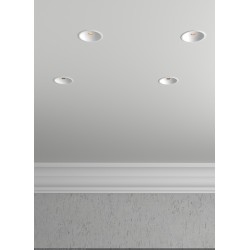 Fire 10w cct - FARETTO IN ALLUMINIO BIANCO LED INTEGRATO OSRAM 10W CCT