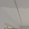 Boreale 1Mt - BINARIO IN ALLUMINIO AD INCASSO PER STRIP LED E FILO TENDA DA 1MT