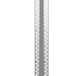ALLOGGIO LED DA INCASSO IN ALLUMINIO 2MT 13MM COMPLETO DI COVER