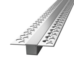 ALLOGGIO LED DA INCASSO IN ALLUMINIO 2MT 13MM COMPLETO DI COVER