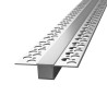 ALLOGGIO LED DA INCASSO IN ALLUMINIO 2MT 13MM COMPLETO DI COVER