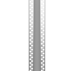 ALLOGGIO LED DA INCASSO IN ALLUMINIO 2MT 24MM COMPLETO DI COVER