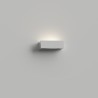APPLIQUE A PARETE IN GESSO CERAMICO RETTANGOLARE X 1 E14 CON DIFFUSORE SOLO SOTTO