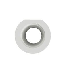 APPLIQUE A PARETE IN GESSO CERAMICO TUBO DOPPIA EMISSIONE X 2 GU10 16X 7,5 CM