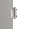 APPLIQUE DA INCASSO IN GESSO CERAMICO 37X23 PROFONDITA 7,5CM COMPLETO DI PORTA LAMPADA R7S