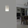 APPLIQUE DA INCASSO IN GESSO CERAMICO 37X23 PROFONDITA 7,5CM COMPLETO DI PORTA LAMPADA R7S