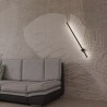 APPLIQUE IN ALLUMINIO NERO ORIENTABILE 80CM 16W CCT