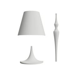 APPLIQUE PIANTANA  CON FISSAGGIO DIRETTAMENTA A PARETE 180X55 COMPLETO DI PORTA LAMPADA E27 e G9