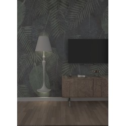 APPLIQUE PIANTANA  CON FISSAGGIO DIRETTAMENTA A PARETE 180X55 COMPLETO DI PORTA LAMPADA E27 e G9
