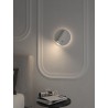 LAMPADA A PARETE CON SPOT ORIENTABILE  BIANCO 6W CCT 13CM